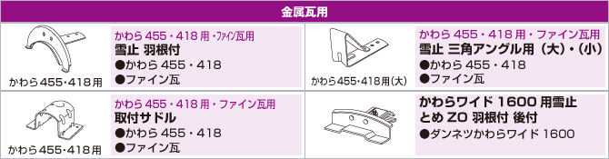 金属瓦用