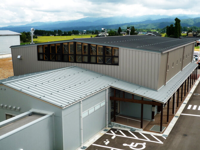 立山町下段体育館の施工事例